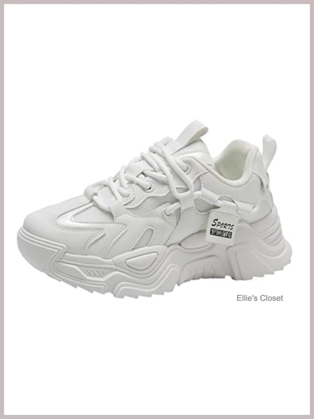 Women's Mesh Platform Sneakers Walking Shoes PU Rubber Sole